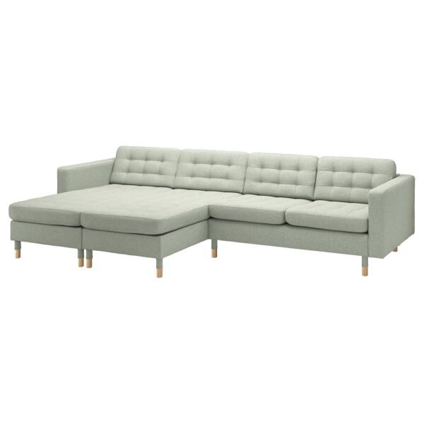 landskrona-4-seat-sofa-with-chaise-longues-gunnared-light-green-wood__1249669_pe923433_s5.jpg 4 Seat Sofa with Chaise Longue Light Green