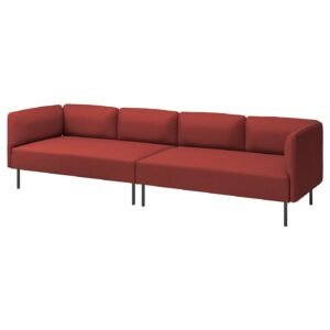 lillehem-4-seat-modular-sofa-gunnared-brown-red-metal__1247147_pe922549_s5.jpg 4 Seat Modular Sofa Brown Red Metal